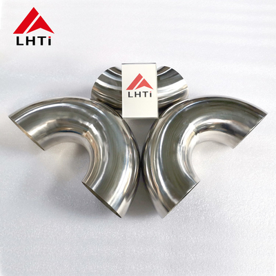Dobra cena ASME B16.9 Certified Ti Elbow Fitting / Titanium Elbow 180° Weld Connection Polerowana powierzchnia w Internecie